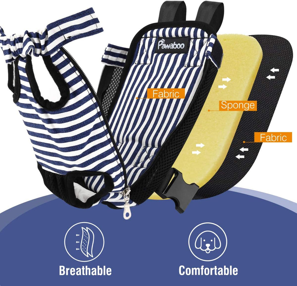 Pawaboo Pet Front Carrier Backpack for Small Medium Dogs