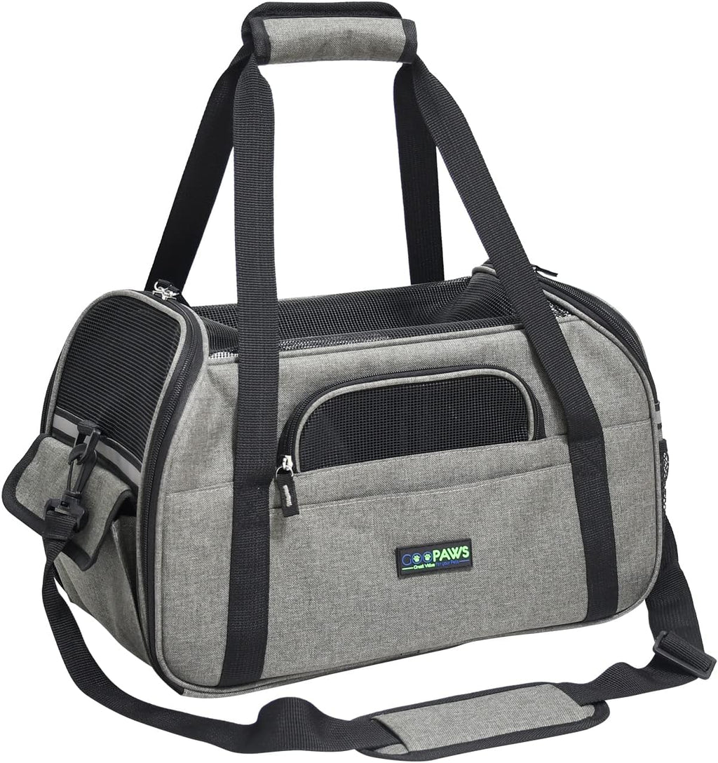 JESPET Soft-Sided Airline-Approved Dog & Cat Carrier Travel Bag
