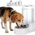 Sfozstra 8L Gravity Dog Water Dispenser:Stainless Steel Bowl