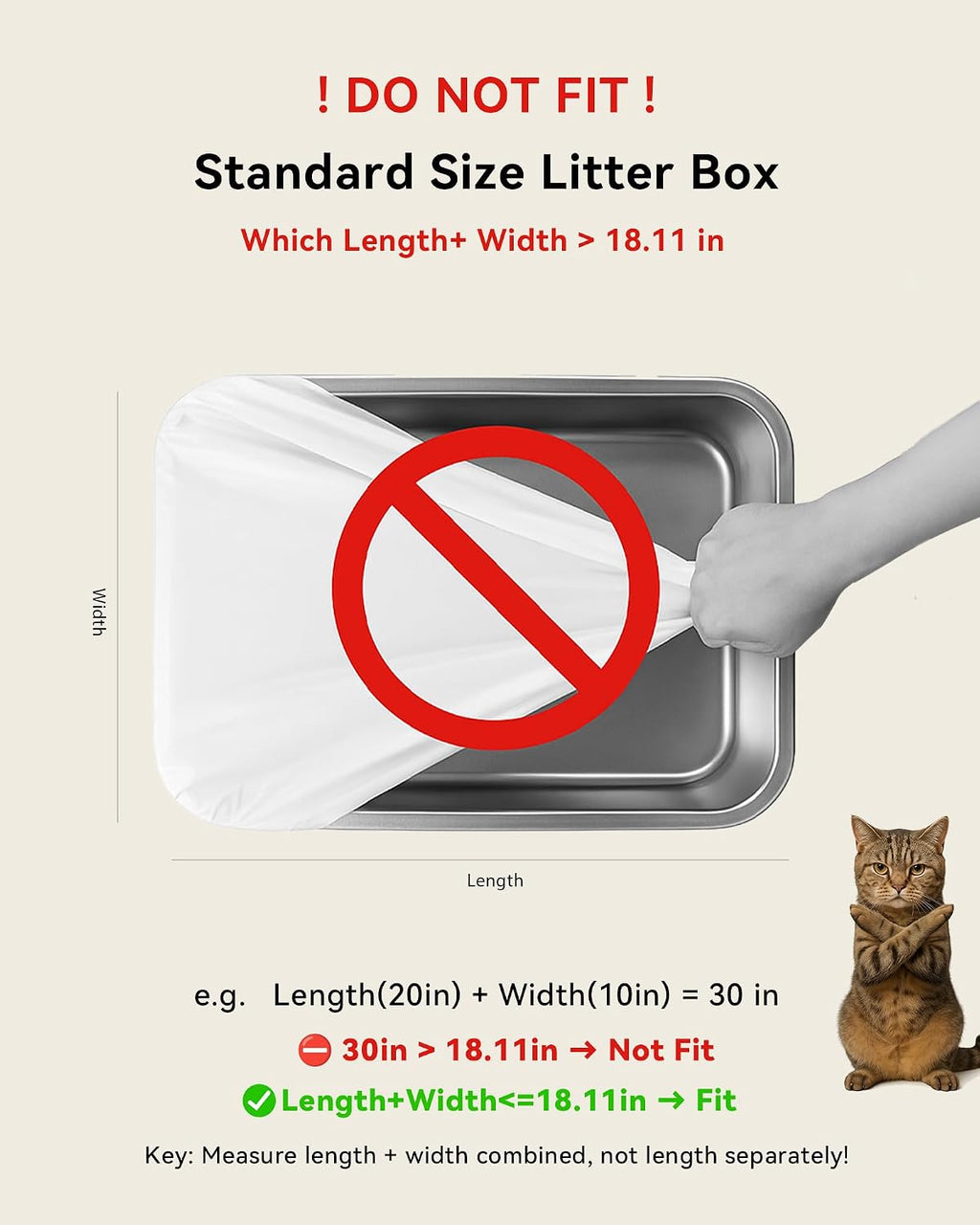 60 Count Drawstring Cat Litter Bags Compatible with MW-SC01/SC02/SC09/LR01