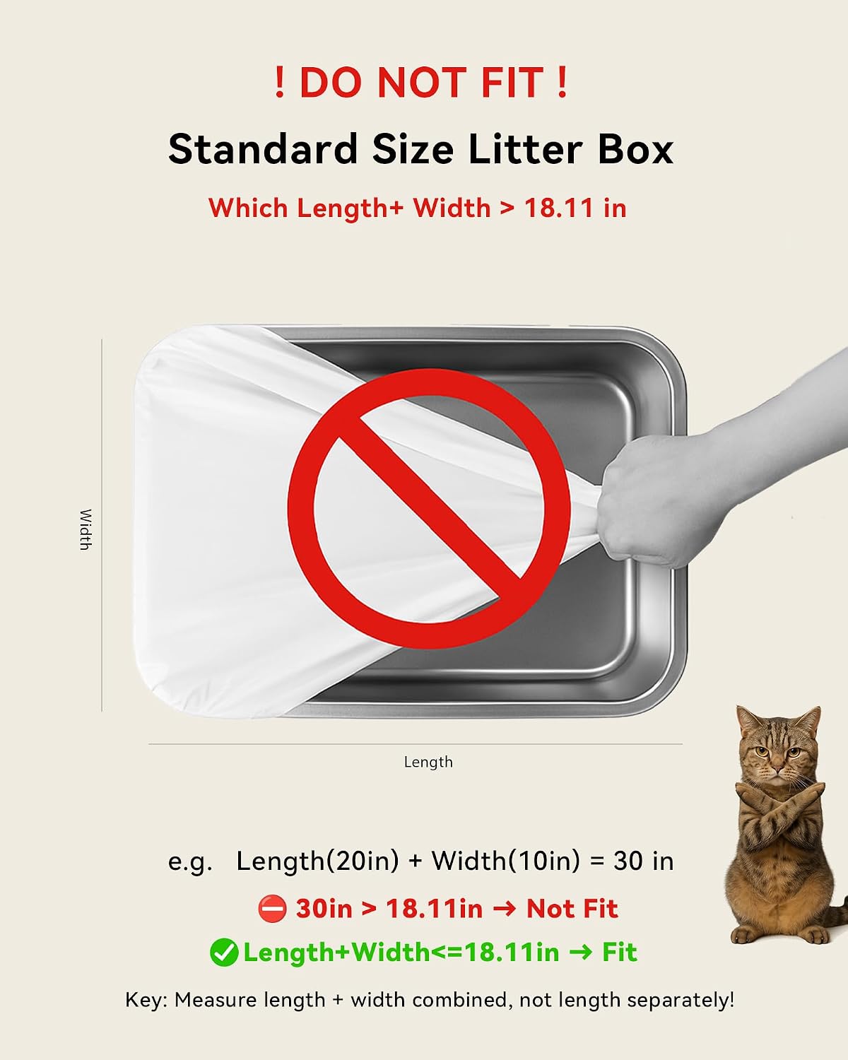 60 Count Drawstring Cat Litter Bags Compatible with MW-SC01/SC02/SC09/LR01