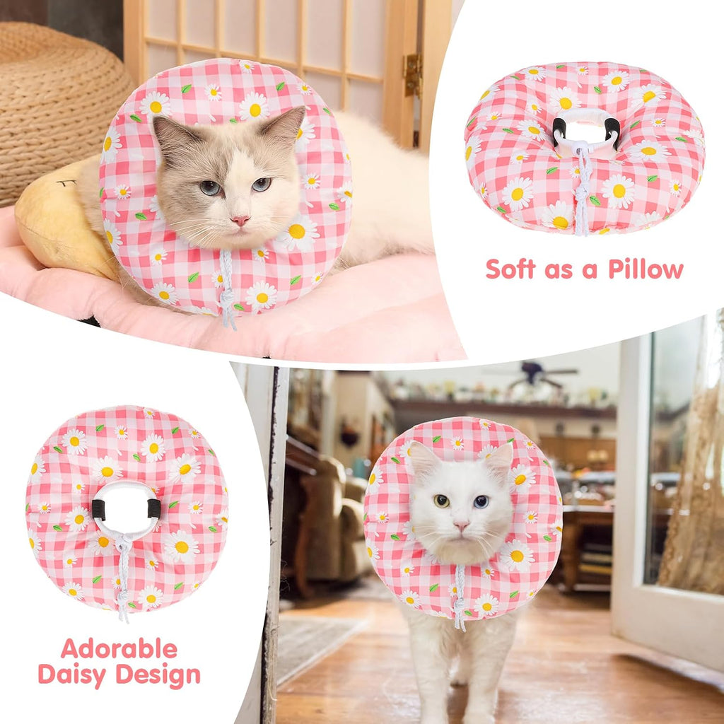 BEAUTYZOO Cat Cone Collars Soft, Cat Donut Recovery E Collar After Surgery