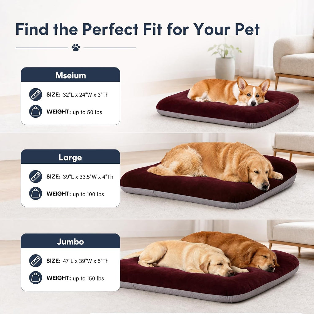 Magic Dog Orthopedic Extra Large Dog Bed 47 Inch, Super Soft XL Pet Bed