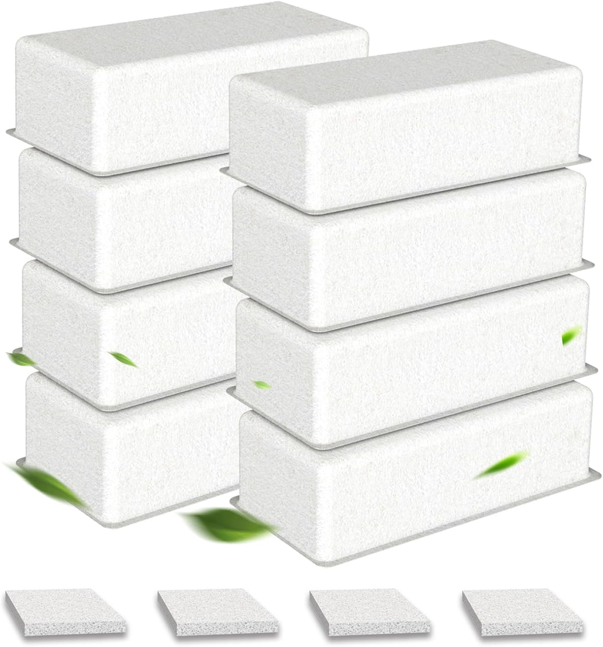Cat Water Fountain Filter Replacement 12 Packs for UPAWPIA 4L Pet Water Foutain 8 Filters & 4 Sponges Water Filter for Cat Fountain