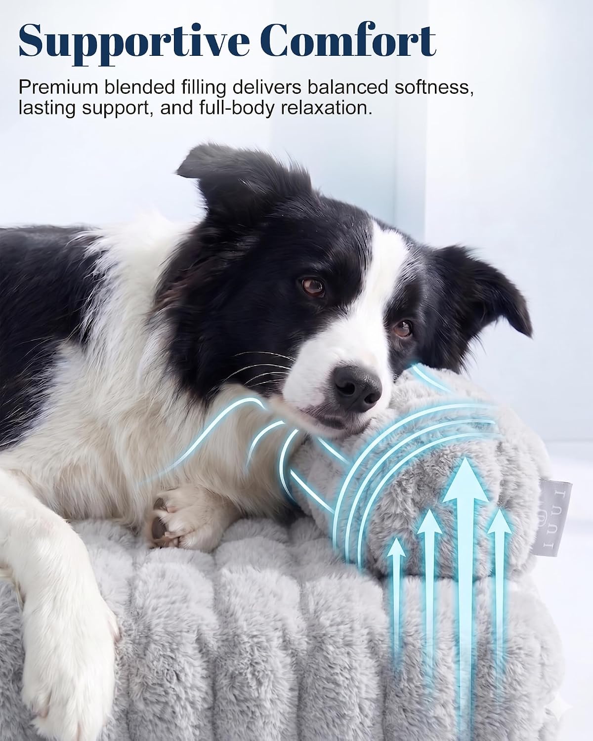 Calming Dog Bed/Mat for Couch,Faux Rabbit Fur Pet Sofa Furniture Protector
