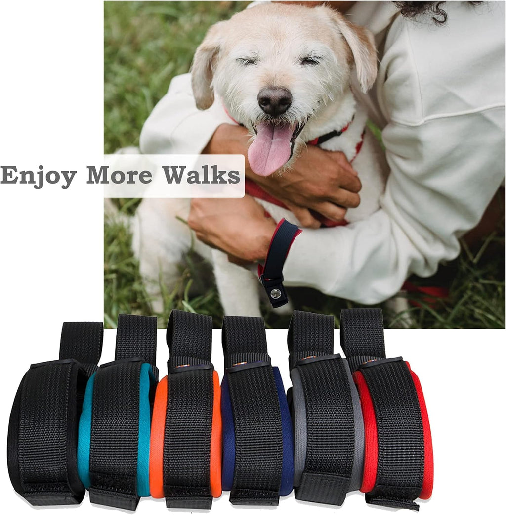2 Pack Adjustable Wrist Strap for Dog Leash, Dog Leash Wrist Safety Strap for Hands Free, Soft Comfortable Diving Fabric, Black Color