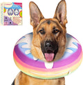 Inflatable Dog Cone Collar Alternative After Surgery, Donut Soft Neck Cone for Golden & German Shepherd Extra Large Dogs, etc, Protective Comfortable E Collar Recovery Cone Not Block Vision