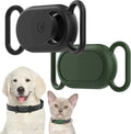 Dog Collar Holder for Galaxy Smart tag 2,Waterproof Silicone Case,2 Pack