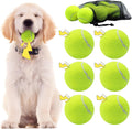 Swingers Squeaky Tennis Balls for Dog, 2.5 Inch Training Tennis Balls | Exercise Ball for Pet Dog with Mesh Carry Bag, Easy to Transport, Yellow, 6 Pack, For Interactive Play, Anxiety Relief