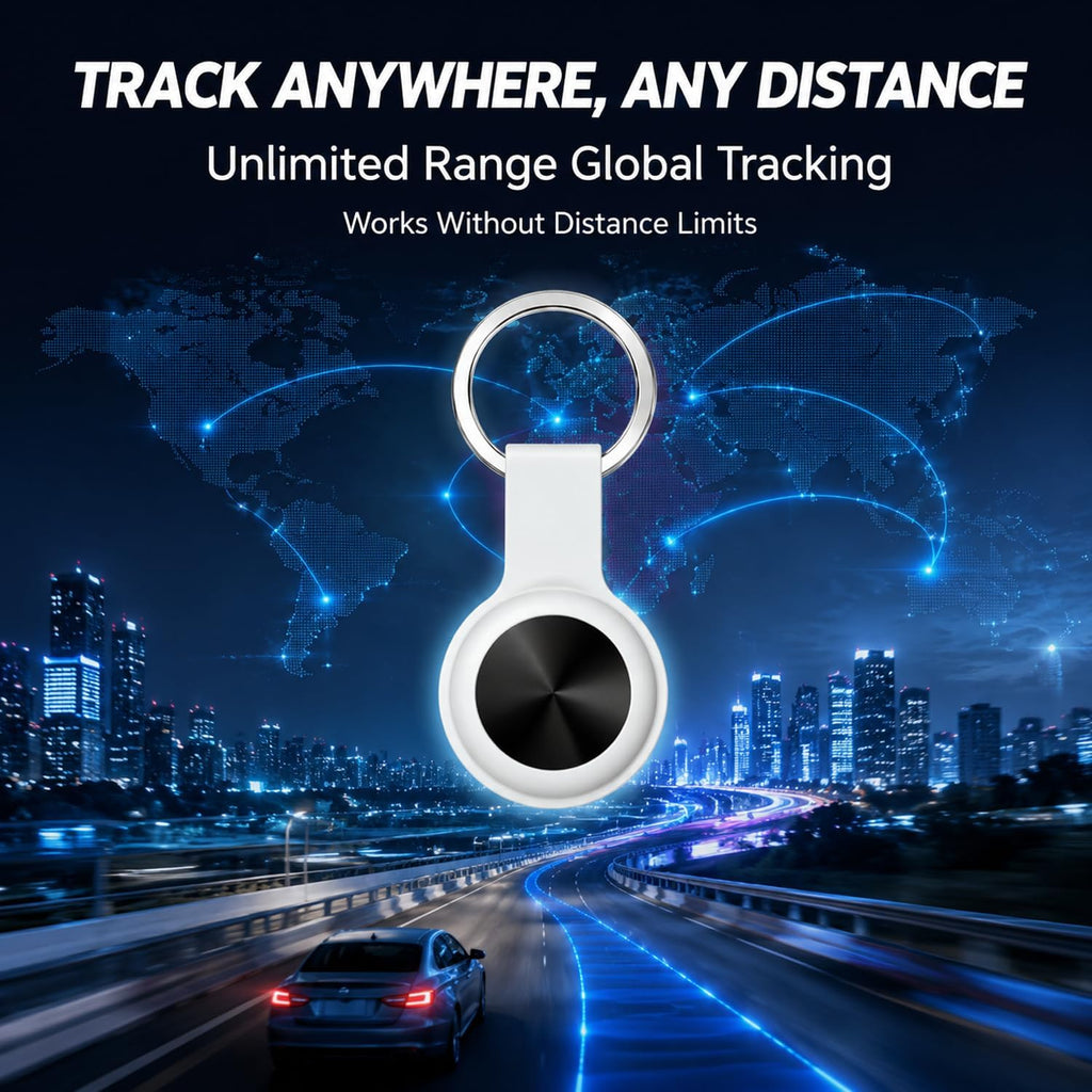 GPS Tracker for Vehicles, Real-Time Car GPS Tracking | Full Global Coverage Location GPS Tracker for Car Kids Pets Dogs Elderly Valuables,No Subscription Required/No Monthly Fee/No SIM Card Required