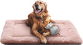 Dog Crate Pad Washable Dog Bed for Crate Large Cozy Mat 42-Inch Pink