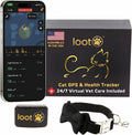 LootPaw+ GPS Cat Tracker Collar | Real Time Cat GPS Tracker with App & Vet Support | Lightweight Pet Tracker for Cats, Health & Activity Monitor | 60-Day Free Trial