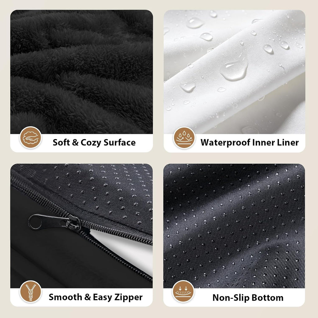 Chez Paw Orthopedic Waterproof Dog Bed for Medium and Large Dogs