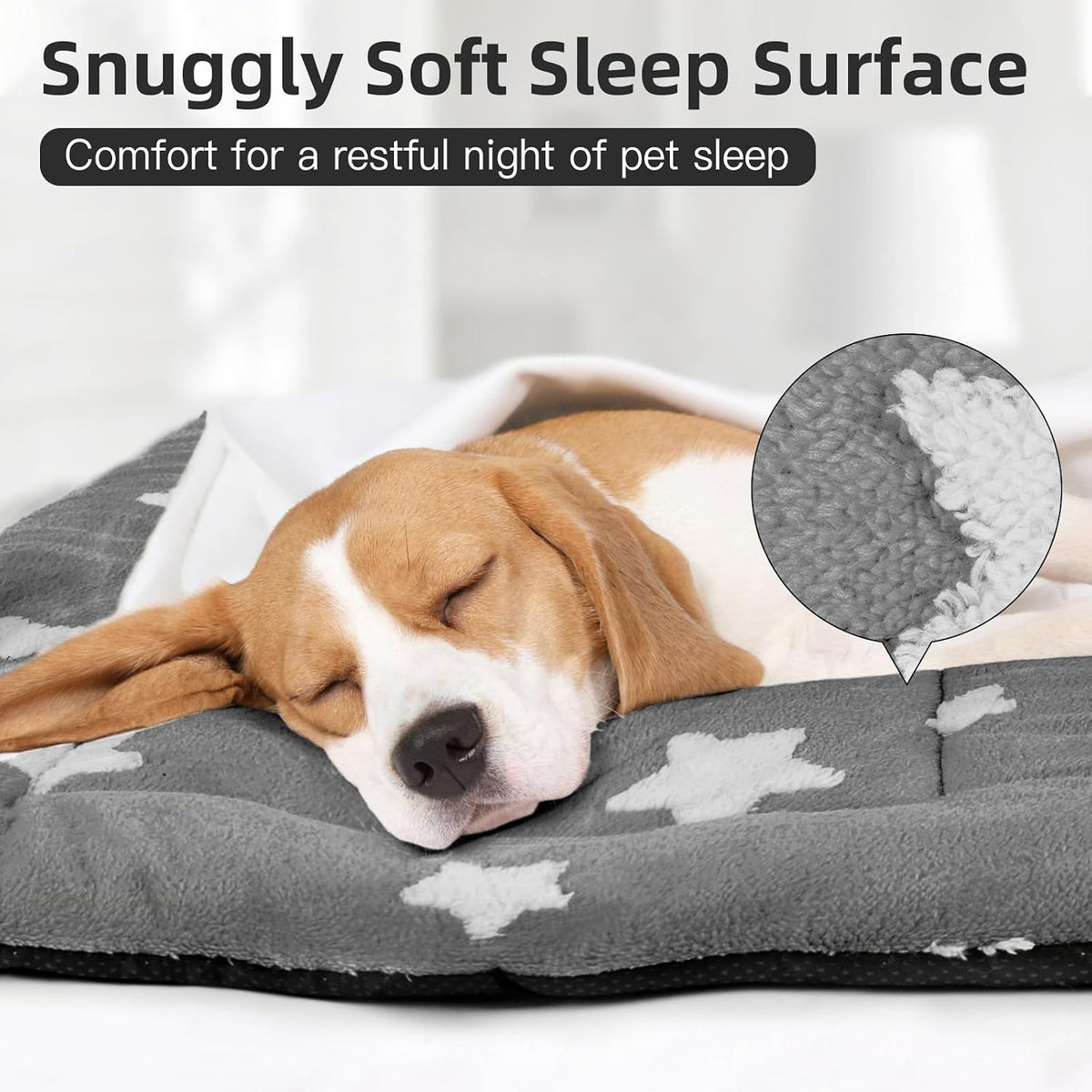 Mora Pets Dog Crate Pad Washable Cat Dog Bed for Crate Flat Pet Kennel Mat