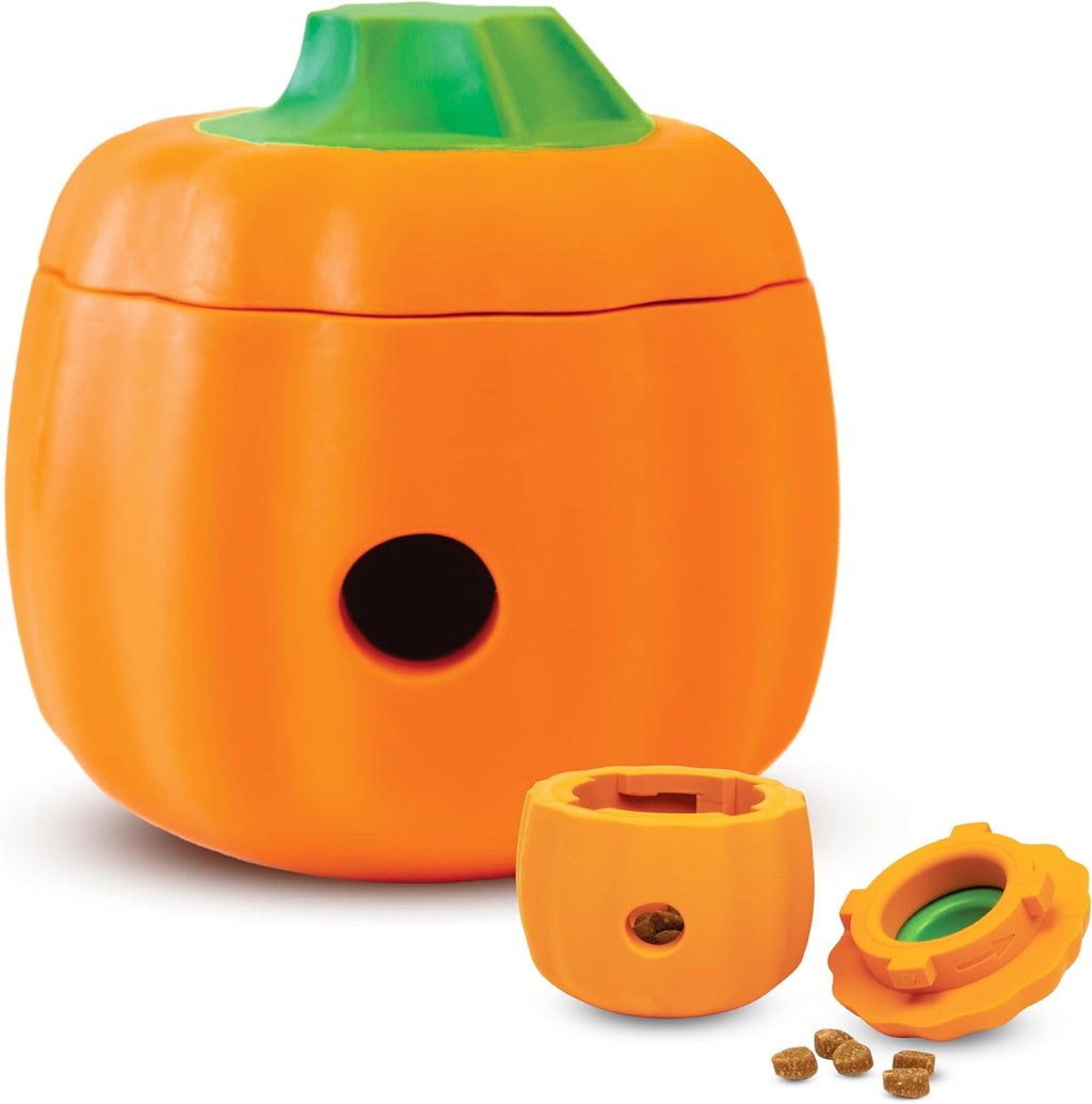 Brightkins Tough & Tumble 2 Piece Pumpkin Treat Dispenser