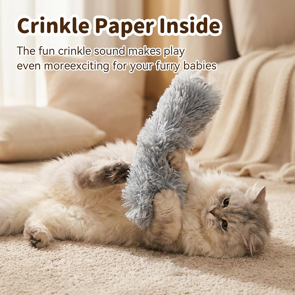 Cat Toys 3 Pack Catnip Pillows, Soft and Durable Crinkle Sound, Solid | With Catnip Inside, Interactive Cat Toy For Indoor Cats, Promotes Kitty Exercise
