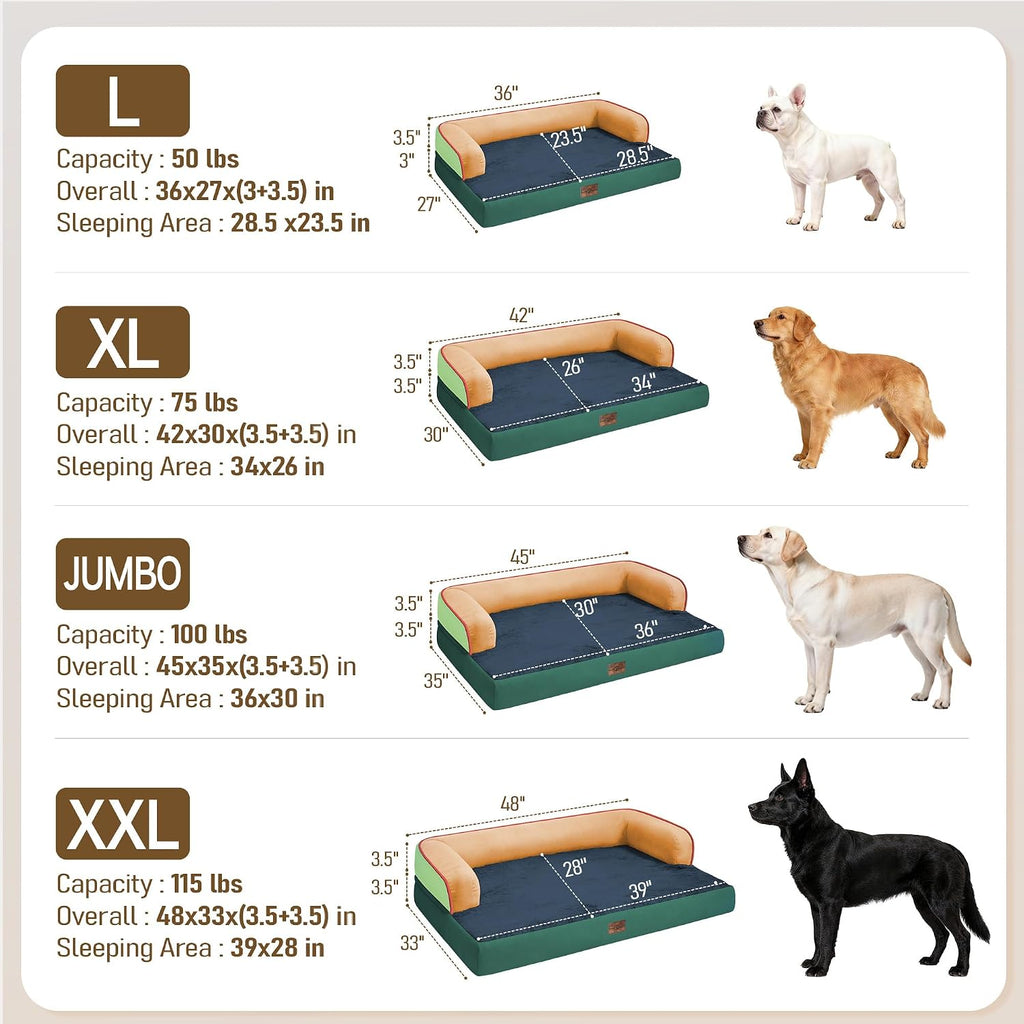 Comfort Expression Orthopedic XL Dog Bed for Large and Extra Large Dogs
