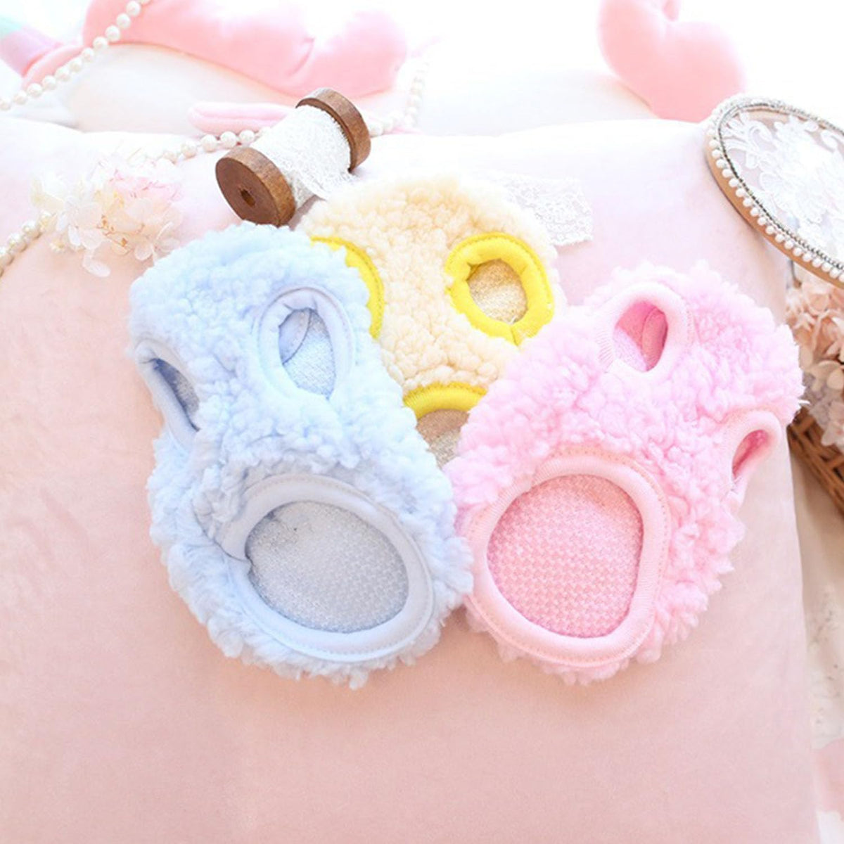FLAdorepet 3 Packs Dog Cat XXS Clothes Sweater for Puppy Kitten Yorkie,XXS