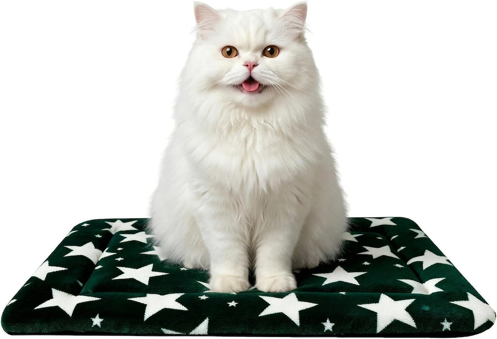 Cat & Dog Bed Mat - Reversible Dog Crate Bed Mats, Soft & Breathable Kennel Pad, Durable Crate Bed for Extra Small Dogs & Cats