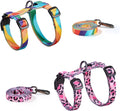 PetThem Adjustable Cat Harness and Leash Set Escape Proof (Yellow & Pink)