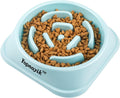 Slow Feeder Dog Bowls for Medium Dogs & Cats | Non-Slip Base, Anti-Choking Design, Reduces Bloating & Overeating, Easy to Clean, 1.5-2 Cups