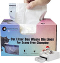 Cat Litter Box Liners for PetSafe Clumping Self-Cleaning Litter Box, Drawstring Litter Box Liner, Replaceable Cat Waste Bag, Easy Cleanup (50 Count)