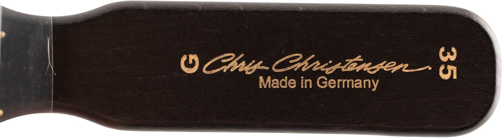 Chris Christensen 35mm Pin Dog Brush, Gold Series, Groom Like a Professional, 30% More Gold-Plated Stainless Steel Pins, Perfect for Fragile Coats, Ground and Polished Tips, Made in Germany