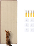 Uranshin Natural Sisal Cat Wall Climbing Carpet, Wall Scratcher Mat Pad