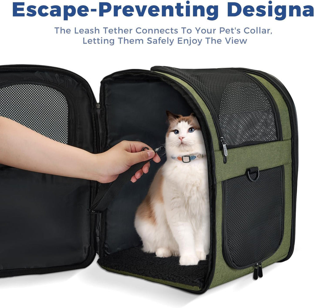 Apollo Walker Cat Backpack Carrier, Support Frame, 16 lb Weight Capacity