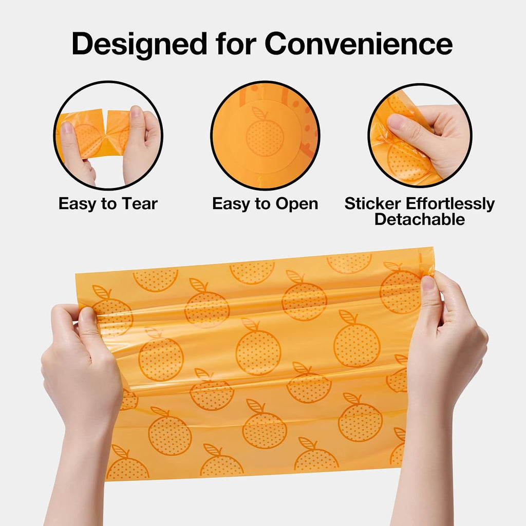 VETRESKA Citrus Scented Dog Poop Bags, 540 Counts, Leak Proof | Extra Thick and Large Pet Waste Bags for Dogs Walking and Cat Litter, 36 Refill Rolls