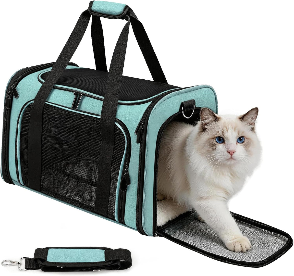 Cat Carrier Soft, Dog Carriers for Small Dog/Large Cat (Up to 16lb)