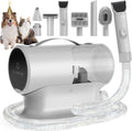 FIXR Dog Grooming Vacuum Kit with Clippers, 12000Pa Strong Suction, 2L Large Dust Cup, Low Noise <50dB, 8-in-1 Pet Hair Trimmer for Dogs Cats Shedding & Home Grooming