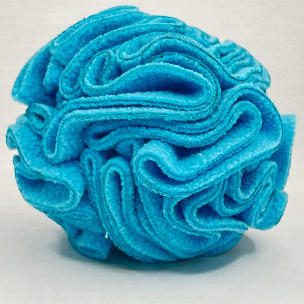 Glory To Dog Small Breed Snuffle Puzzle Ball Treat Foraging Dog Toy Blue