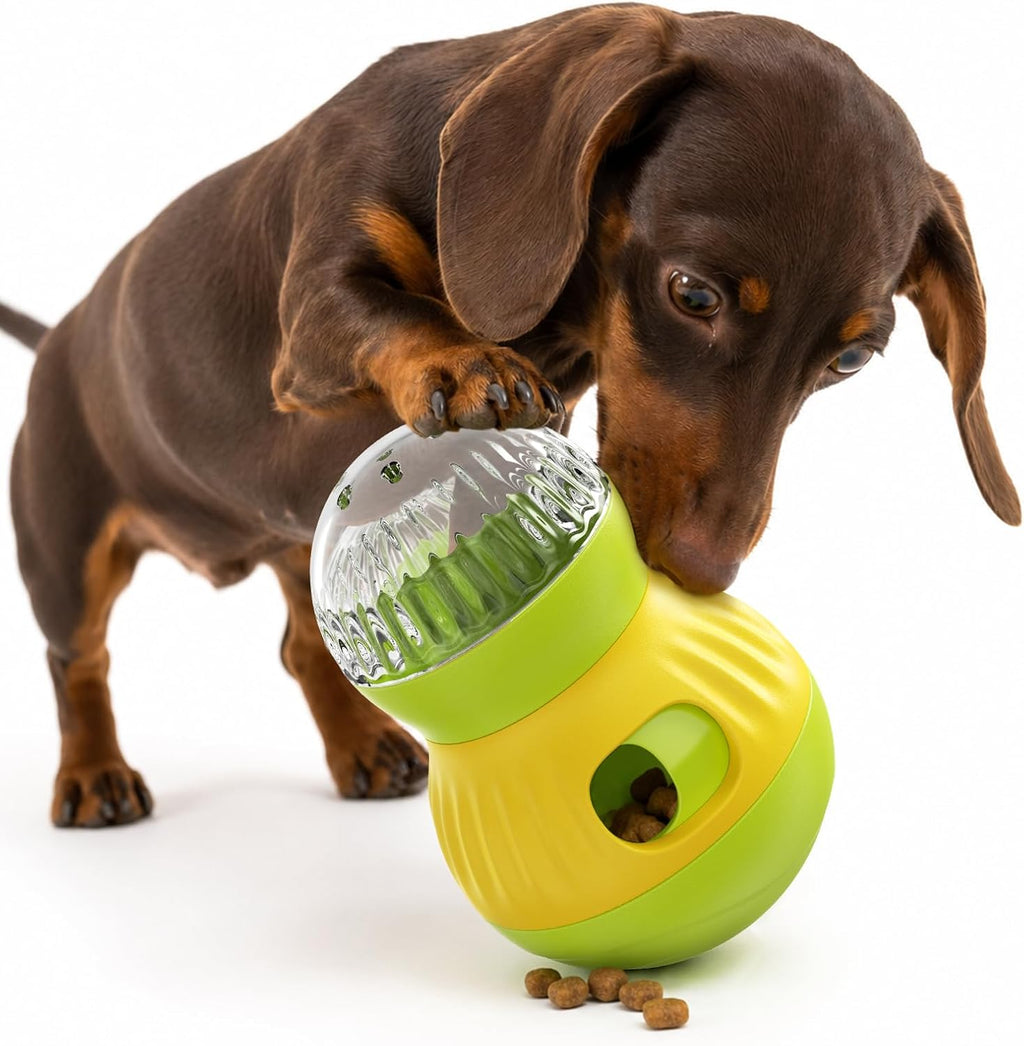 Dog Treat Dispensing Puzzle Toy Puppy Interactive Toys Slow Feeder