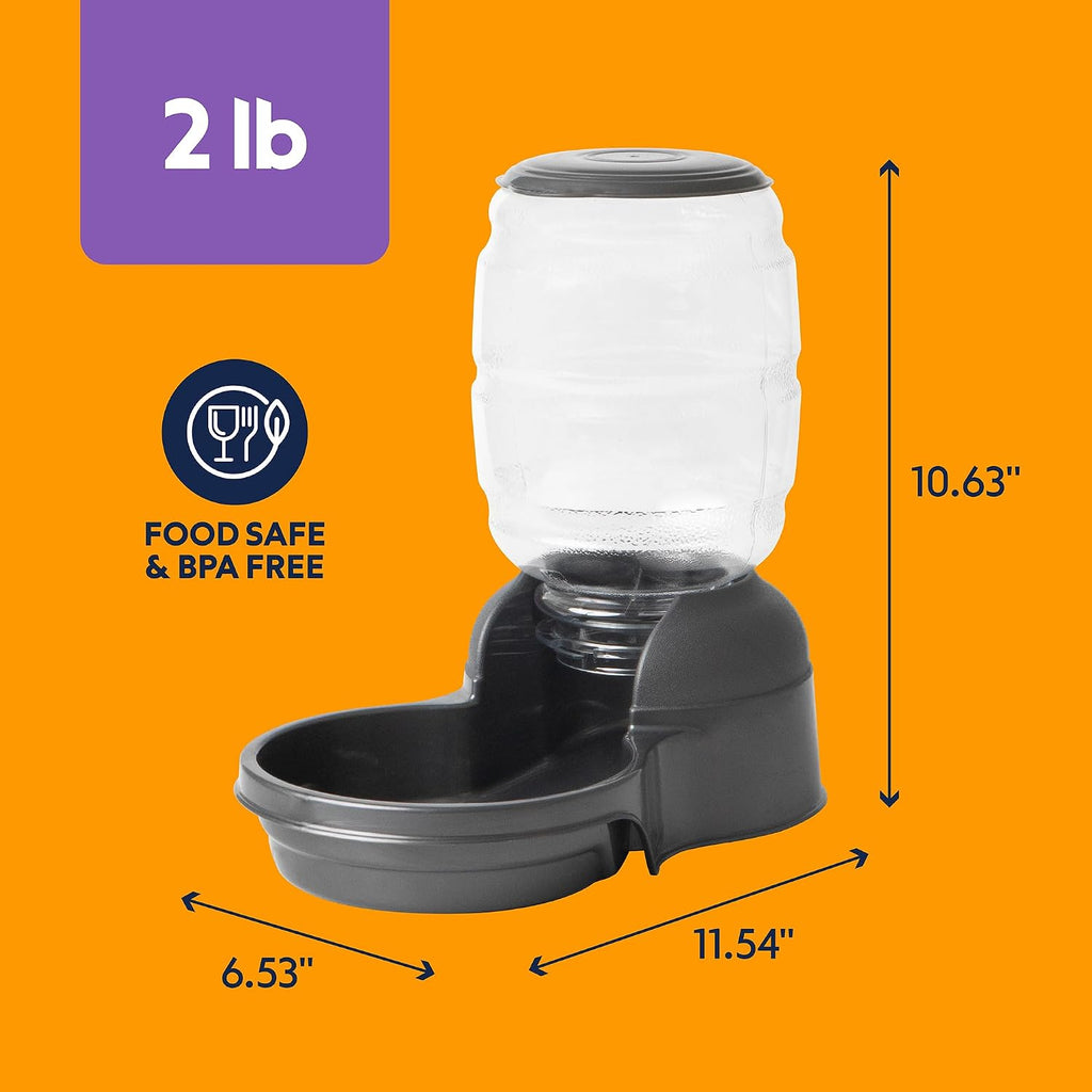 Petmate Replendish Waterer and Feeder Set, 0.5 Gallon Water, 2lbs Food