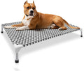 Kuntrust Elevated Outdoor Dog Bed, Large Size, Fits up to 100lbs