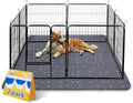 Sunheir Washable Pee Pads for Dogs Extra Large 48" x 60" 2-Pack, Reusable Puppy Pads Pet Training Pads for Dog Playpen Indoor, Waterproof Dog Pee Pads for Puppy Playpen, Whelping Pad - Deep Grey