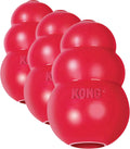 KONG Classic Stuffable Dog Toy - Fetch & Chew Toy for Dogs - Treat-Filling Capabilities & Erratic Bounce for Extended Play Time - Durable Natural Rubber Material - for Medium Dogs (Pack of 3)