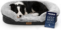 Miorun Fluffy Orthopedic Dog Beds Large Sized Dog, 40" Bolster Sofa Bed