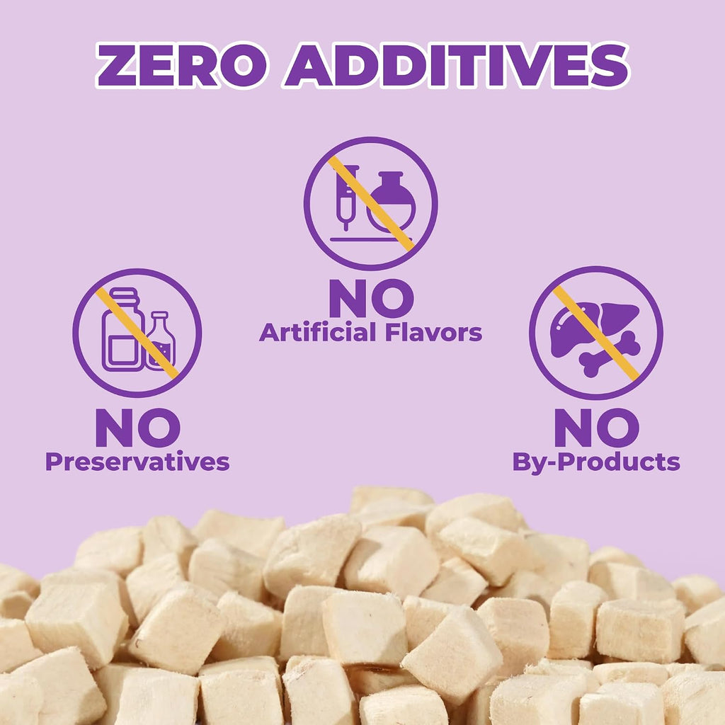 Zoody Freeze Dried Chicken Treats for Cats & Dogs Treating & Topper 7.05 oz