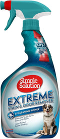 Simple Solution Extreme Stain & Odor Remover, Enzyme Stain Cleaner, 32oz