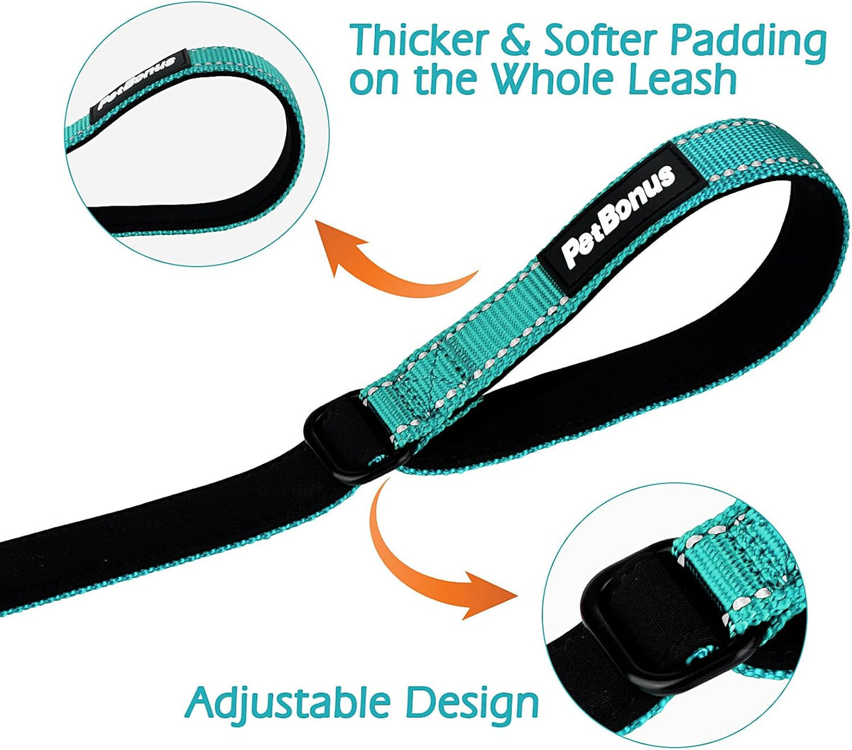 PetBonus Dog Leash Wrist Strap with Lockable Clip for Dog Retractable Leash