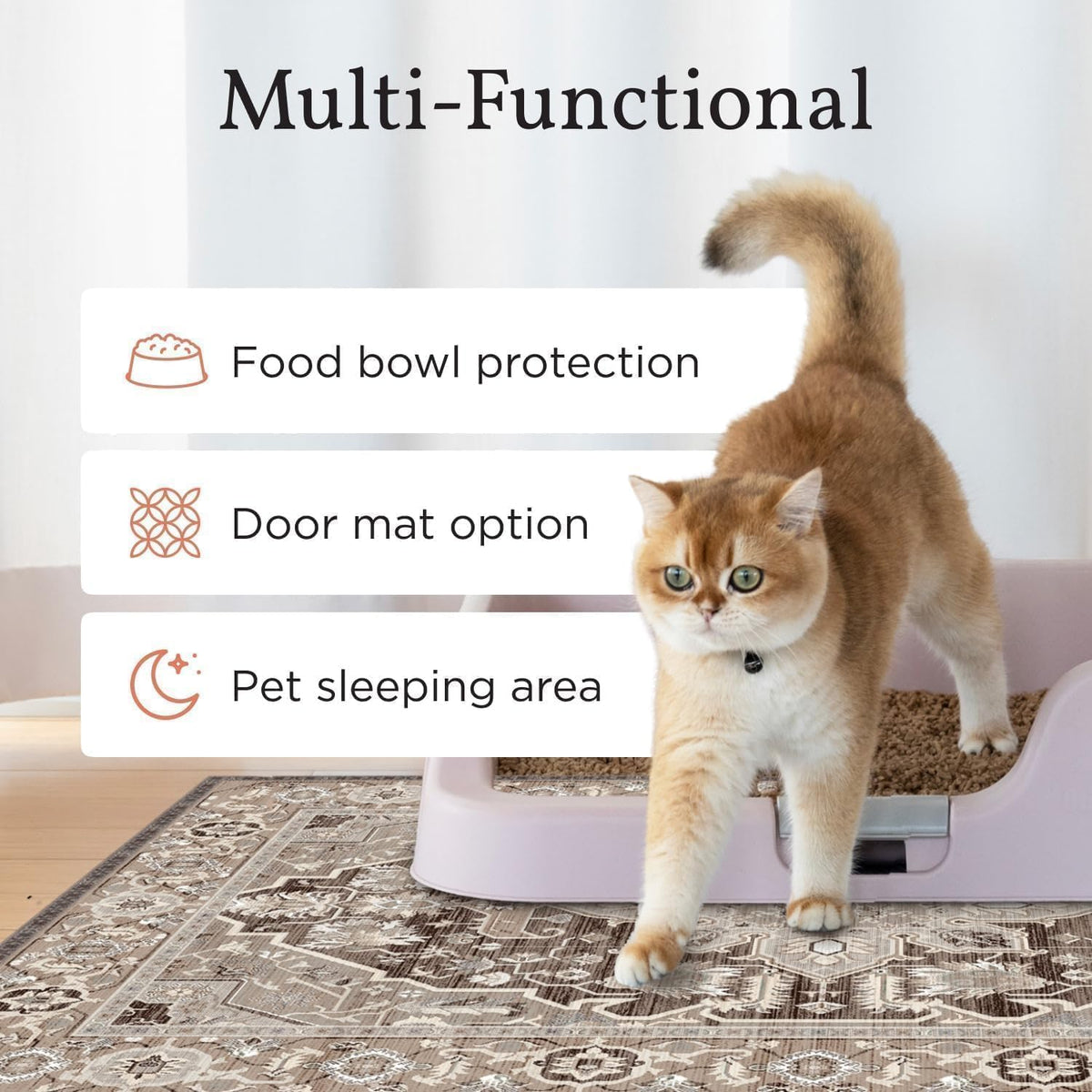 Lovewag Cat Litter Mat, Litter Box Mat, Blue Hazel, 28x41, 2 Pack