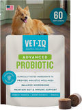 VetIQ Advanced Probiotic Supplement for Dogs, Sensitive Stomach, 60ct