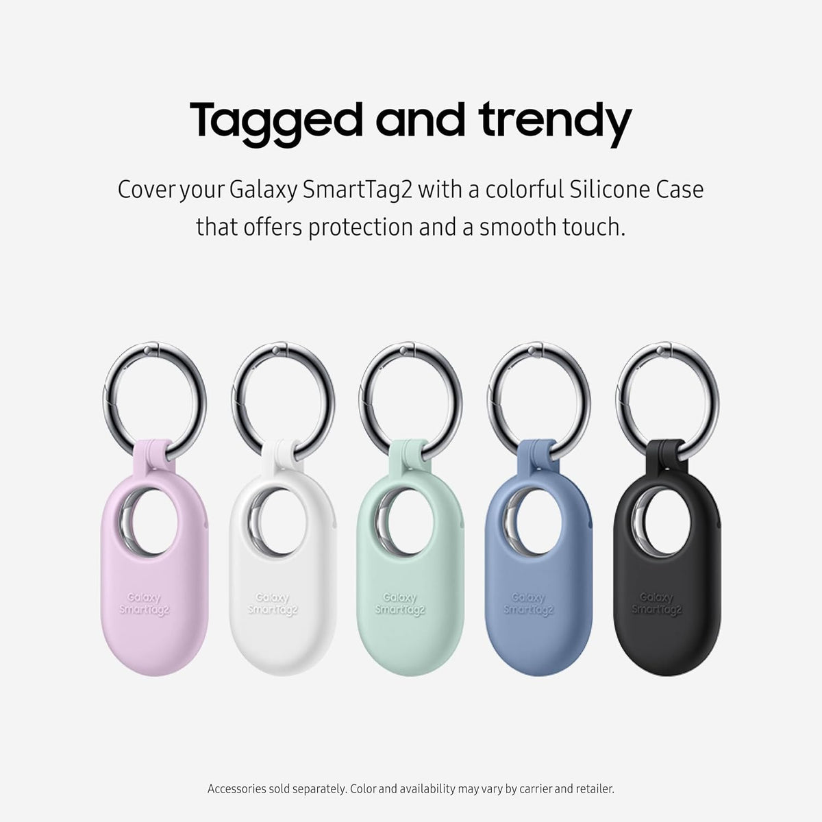 Samsung Galaxy SmartTag2, Bluetooth Tracker, Smart Tag GPS Locator Tracking Device, Item Finder for Keys, Wallet, Luggage, Pets, Use w/ Phones and Tablets Android 11 or Later, 2023, 1 Pack, Black