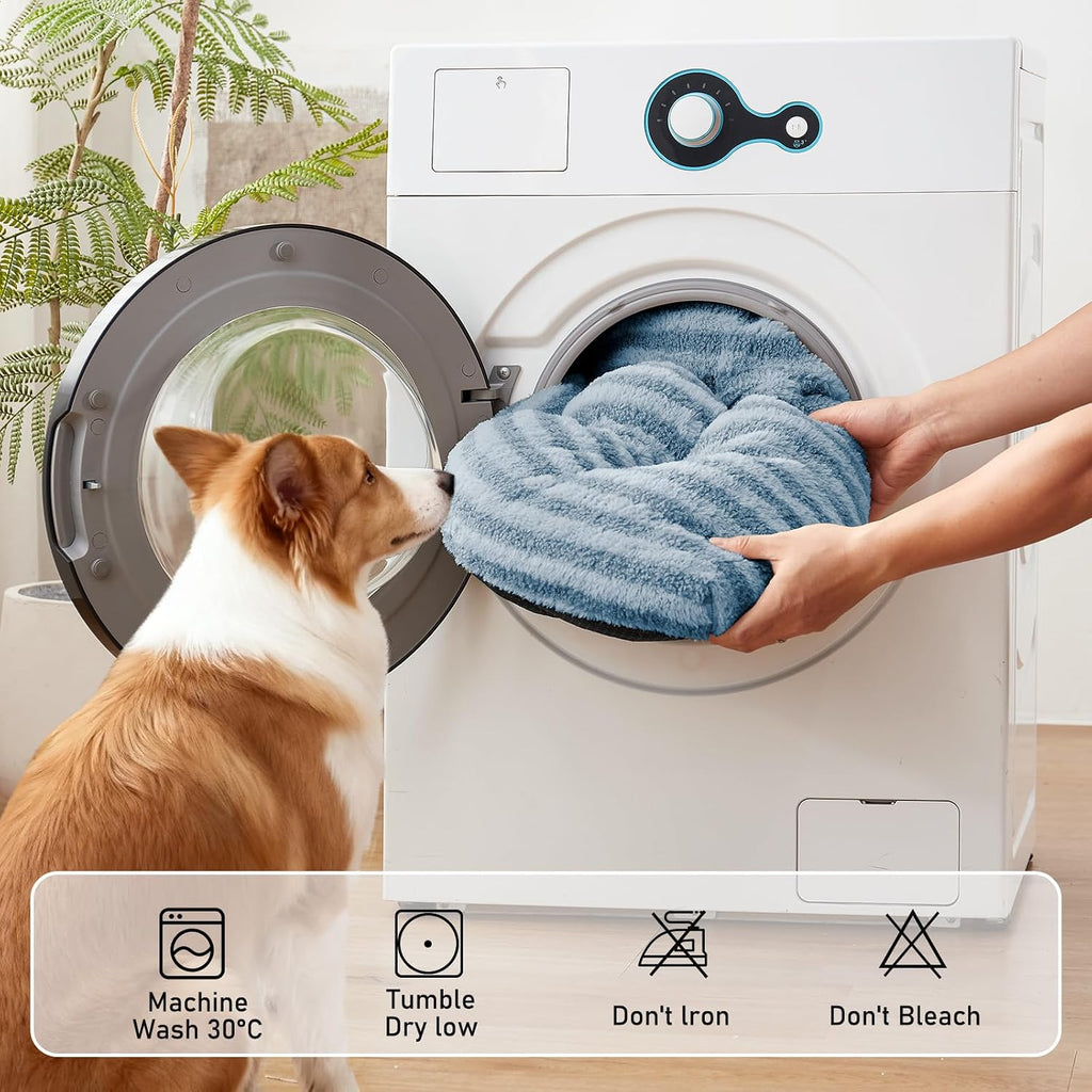 FURTIME Washable Small Dog Bed, Deluxe Dog Crate Beds