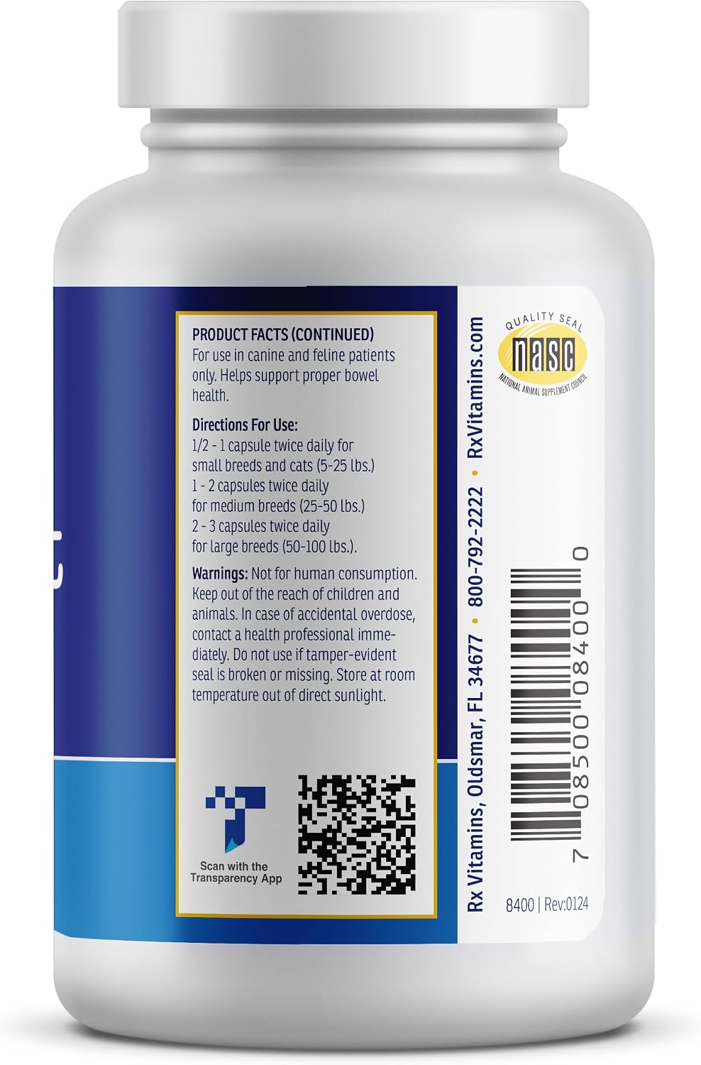 Rx Vitamins NutriGest Capsules for Cats & Dogs - 90ct