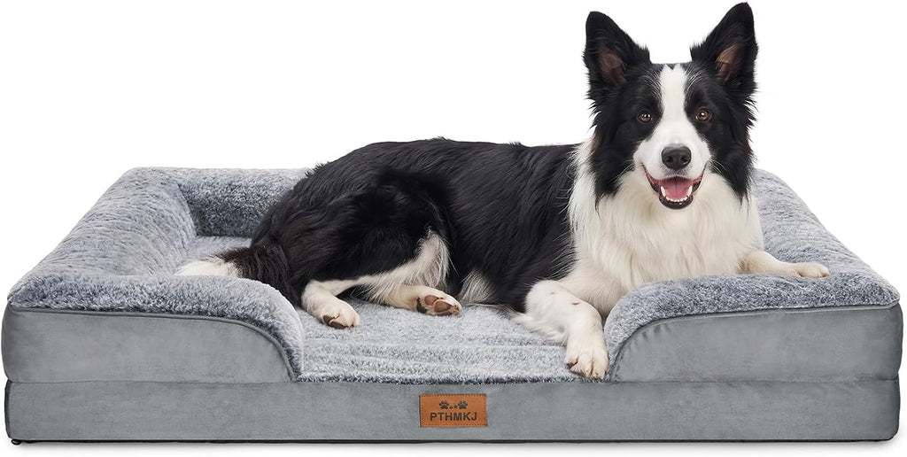 Orthopedic Dog Beds Large Sized Dog, Memory Foam Dog Bed Couch, 36"L