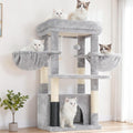 Hey-brother Cat Tree Tower with Large Platform, Spacious Condo, MPJ060W