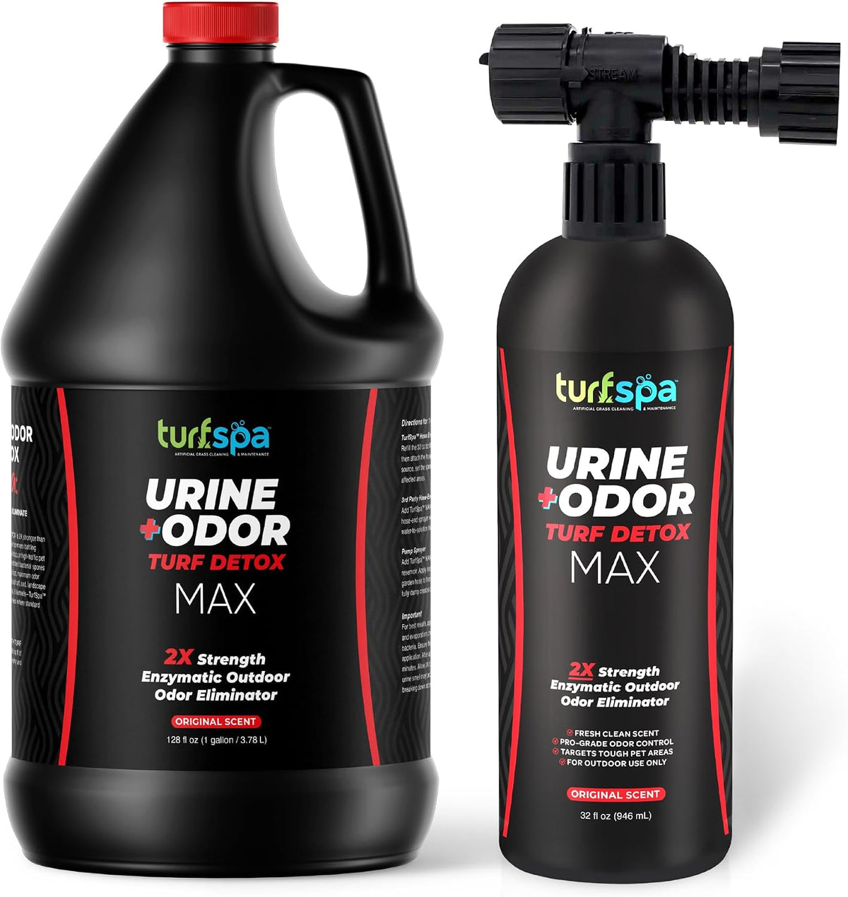 MAX Double-Strength Artificial Grass Odor Eliminator, 2 x 32 oz Pack
